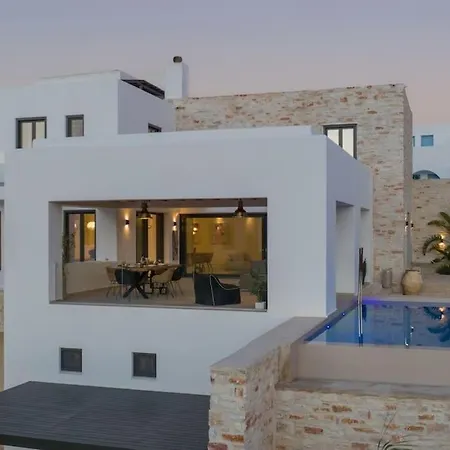 Villa Piso Livadi - 4Br Villa - With Pool & Gym - Casa Olea